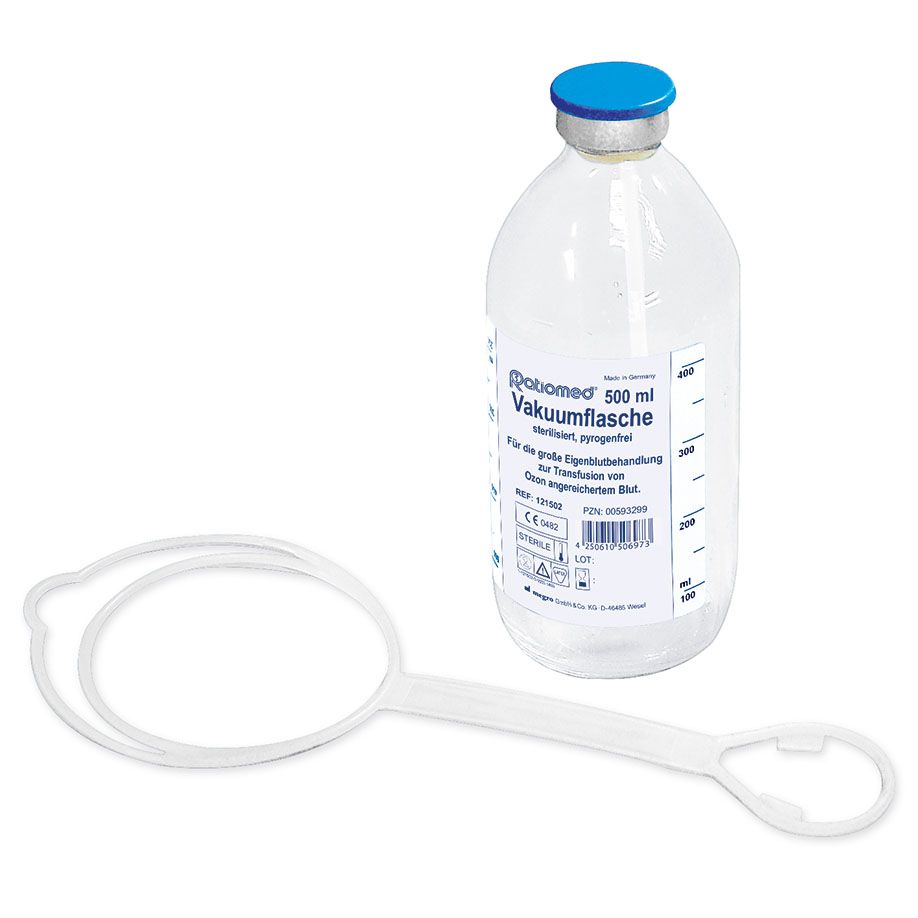 RATIOMED Vakuumflasche 500 ml Glas