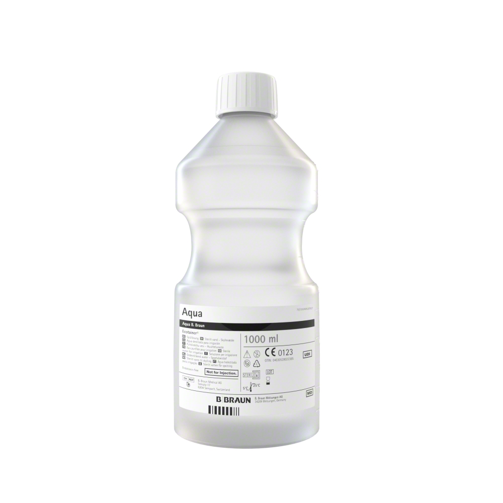 B. BRAUN Aqua Spüllösung ECOTAINER