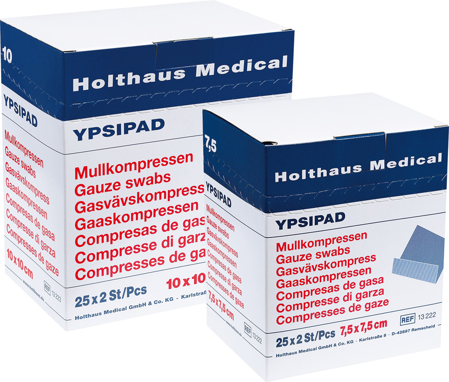 HOLTHAUS YPSIPAD Mullkompresse steril