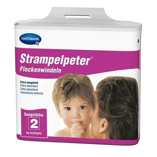 HARTMANN Strampelpeter Flockenwindeln Saugstärke 2
